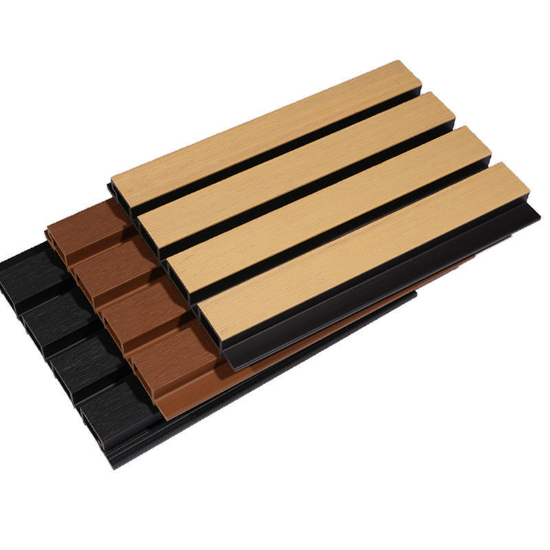 설치가 용이하고 클래식한 디자인의 현대적인 야외 WPC 벽 패널, 야외 공간을 위한 방수 기능