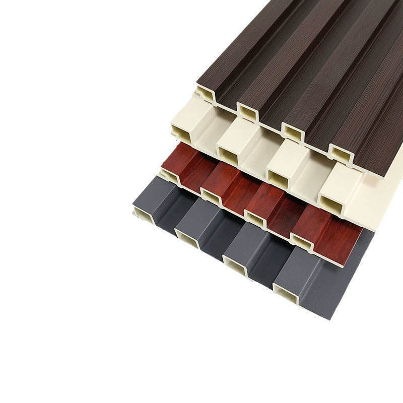 외장 패널 WPC 벽 패널 목재 플라스틱 현대 디자인 보드 외부 야외 복합 WPC 3D 패널 외벽 클래딩