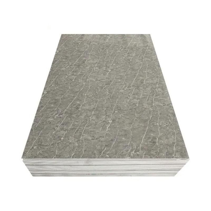 UV 대리석 효과가 있는 고품질 PVC 벽 패널, 호텔 장식용 방습 및 방수 WPC, 최저가