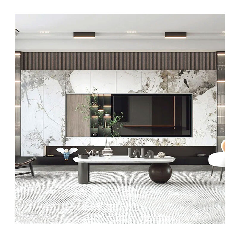 도매 가격 4X8 FT PVC 대체 대리석 벽 패널 및 보드 고광택 UV 코팅 대리석 시트