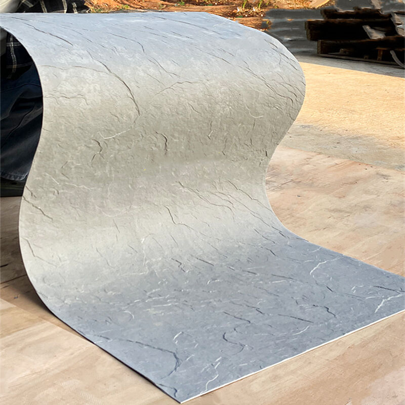 유연한 친환경 실내/외 벽 장식 내화 방수 천연석 클래딩 패널 인조석