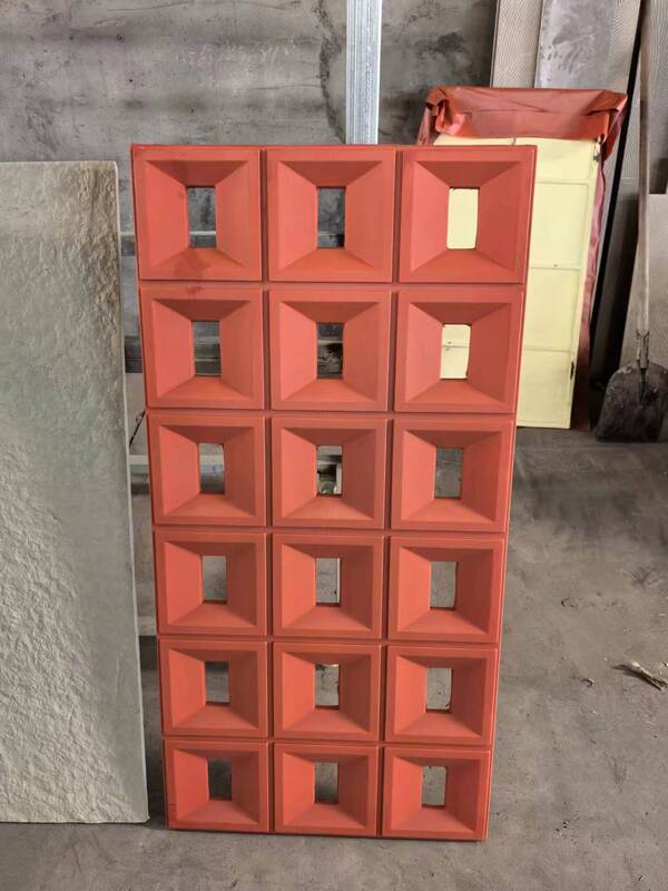 현대 디자인 PU 돌 벽 패널 PVC 인위 돌 폼 인테리어 외관 방수 기능 장식 잎 유형