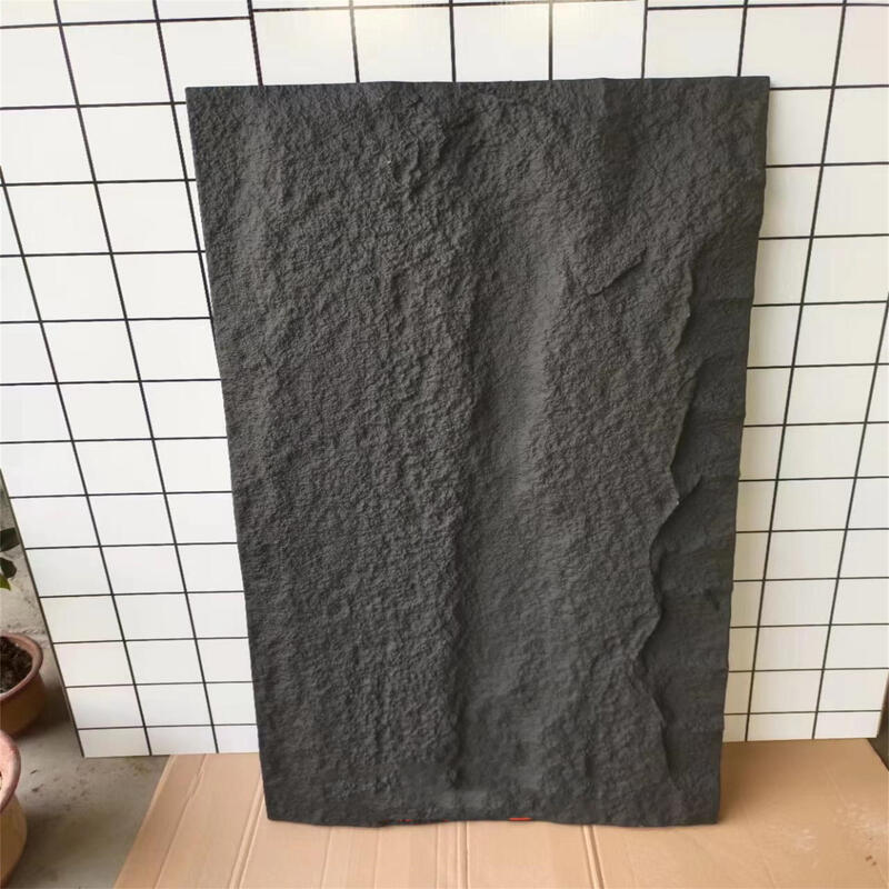 소매 내구성 가벼운 폴리우레탄 돌 벽 패널 고품질 퓨 팩스 돌 벽 천