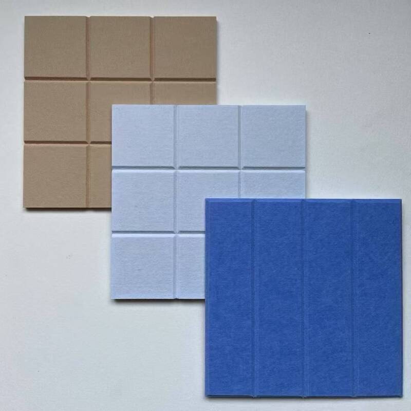 환경 친화적 인 영화관 소음 감축 방화성 방음성 통합 폴리에스터 어쿠스틱 벽 패널 어쿠스틱 패널