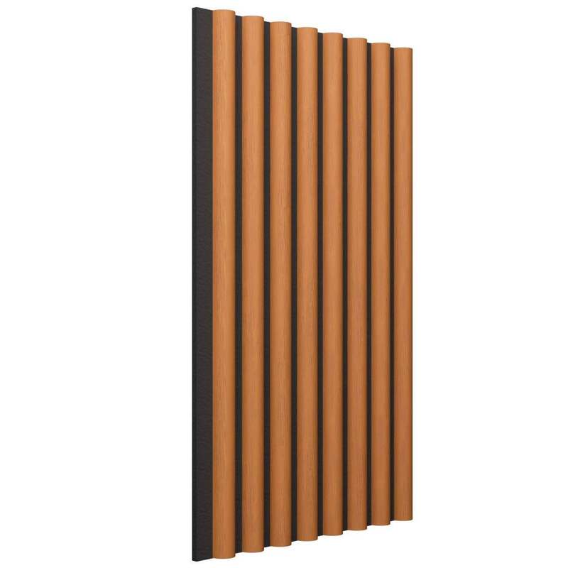 Sample Link/Strip Wood Grain Decorative Surface Akupanels Acoustic Board Felt Wood Slats Wood Wall Slatted Soundproof Materials