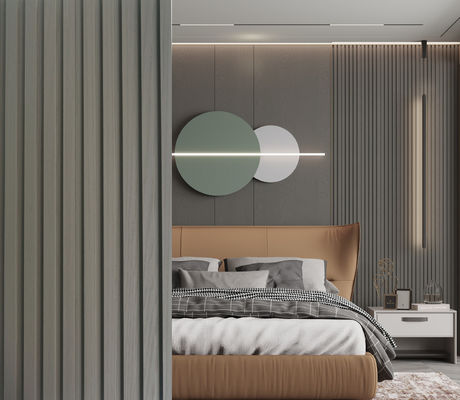 고전적 3000 밀리미터  WPC 목재 섬유 벽판지는 Wpc 월 보드 Eco 우호적이 피리 같은 소리로 말했습니다