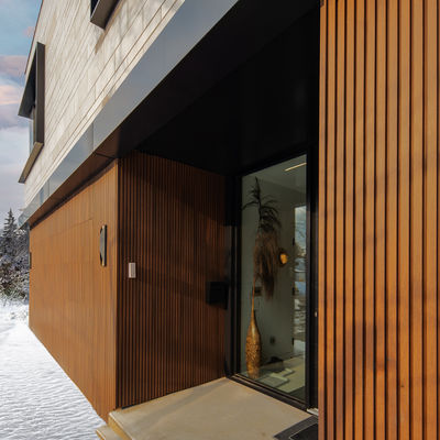 현대 그릴 내부 WPC 벽판지 195mmx28mm 회전 저항