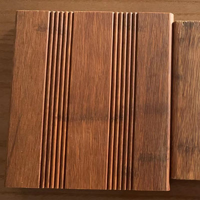 방수 Bambu Decking 보드 바닥 스트랜드 직물 표면 자연 야외