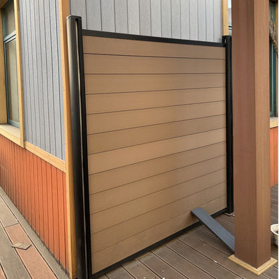 야외 개인 주택 WPC 야외 울타리 정원 복합 울타리 패널