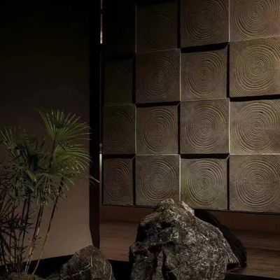 가벼운 PU 돌 패널 벽 인공 폴리우레탄 돌 패널 3D 벽 패널