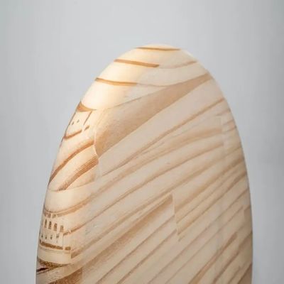 맞춤형 라디에이트 소나무 나무 폼링 폼링 원료 목재 책상