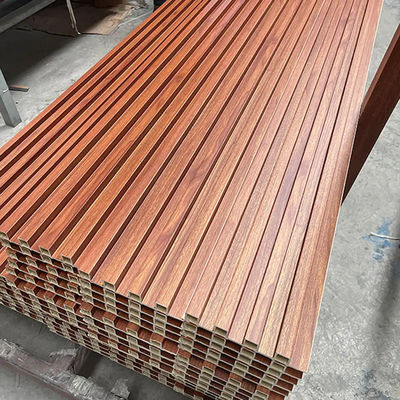 홀 로 인테리어 나무 플라스틱 복합 벽 클래싱 WPC 벽 패널