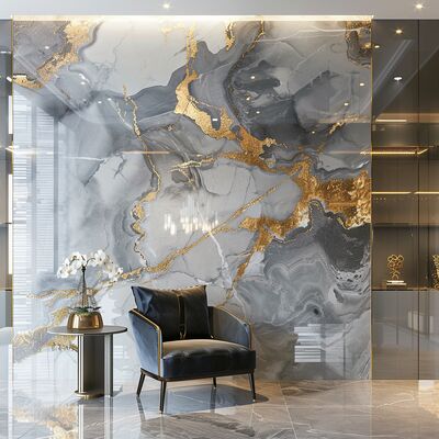 600*2440mm 4mm 5mm 맞춤형 디자인 SPC 대리석 보드 내부에 대한 방수 PVC 벽 패널 플라스틱 UV 대리석 엽