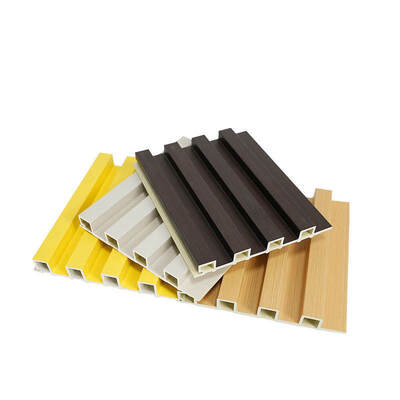 외장 패널 WPC 벽 패널 목재 플라스틱 현대 디자인 보드 외부 야외 복합 WPC 3D 패널 외벽 클래딩