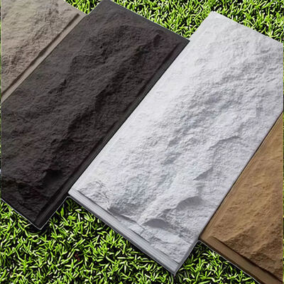 경량 현대 디자인 폴리우레탄 장식 PU 석재 벽 패널 호텔 및 실내 사용용 중국산 대형 슬래브