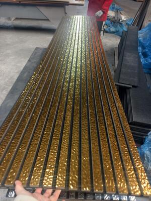 현대 디자인 폴리에스터 섬유 어쿠스틱 벽 패널 음질 3D 물 물 파동 디자인 음 흡수 슬래트 그릴 장식 패널