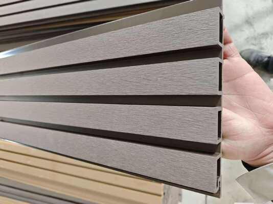 현대 방수 WPC 복합 벽 패널 상업 건물의 외부 사용-저가