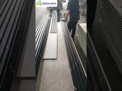 대나무 석탄판 나무 탄소 결정판 장단 벽판 & 판 wpc 벽판