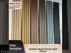 고품질 나무 무늬 PVC WPC 벽 패널 실내 장식용 벽 장식 패널