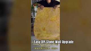 유연한 부드러운 돌 벽면 쉬운 DIY 설치